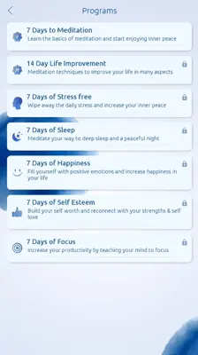 Meditation android App screenshot 5